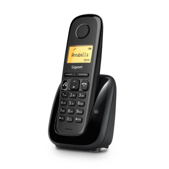 Gigaset A280 hordozható vezeték nélküli DECT telefon fekete