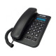 Maxcom KXT100 asztali vagy falra szerelhető vezetékes telefon fekete