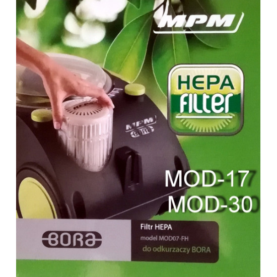 MPM hepa filter MOD-007FH, MPM MOD17 MOD30 MOD47 típusokhoz