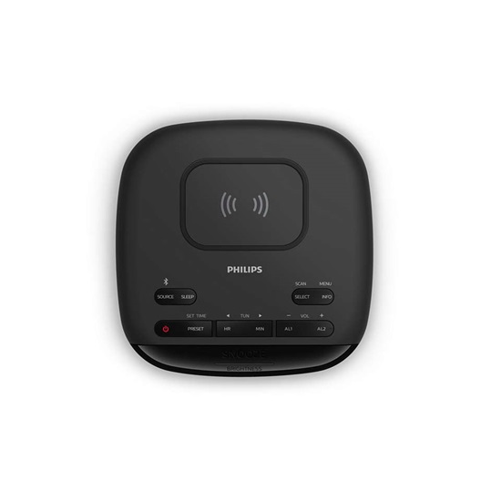 Philips TAR7705/10 órás rádió, DAB+/FM, Bluetooth® és vezeték nélküli telefontöltő