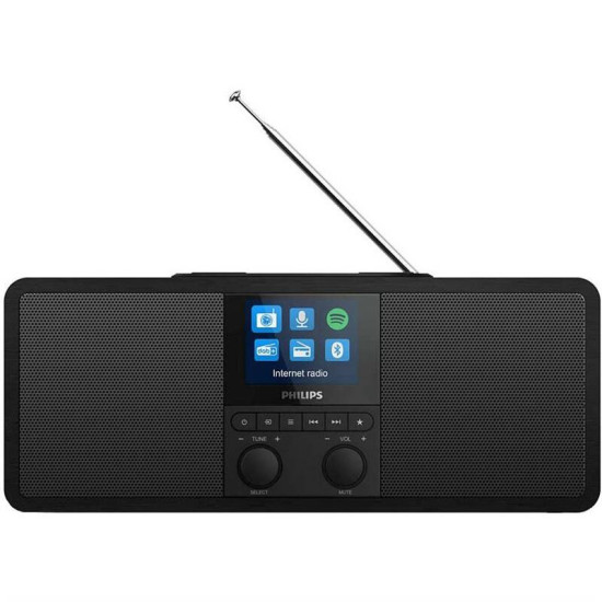 Philips TAR8805/10 rádió, DAB+ ,FM, Spotify connect Bluetooth® és vezeték nélküli telefontöltő