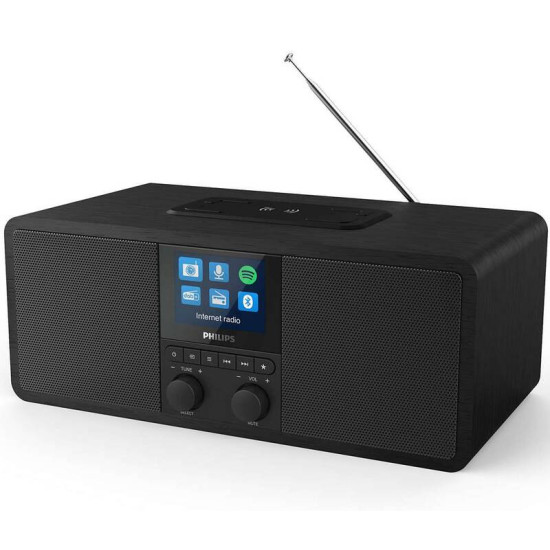 Philips TAR8805/10 rádió, DAB+ ,FM, Spotify connect Bluetooth® és vezeték nélküli telefontöltő