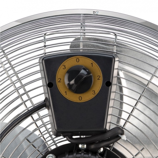 Goobay 39510 Padló ventilátor, 40 cm, 3 sebesség, króm, 90W