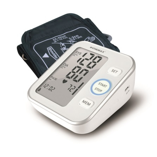 Vivamax GYV14 felkaros vérnyomásmérő normál és extra méretű karmérethez