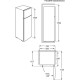 Electrolux LTB1AE24W0 felülfagyasztós kombinált hűtőszekrény 144 cm