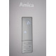 Amica FC3666.3DFCZMX NO Frost inox hűtőszekrény 185.5cm