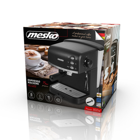 Mesko MS4409 Espresso kávéfőző 15BAR