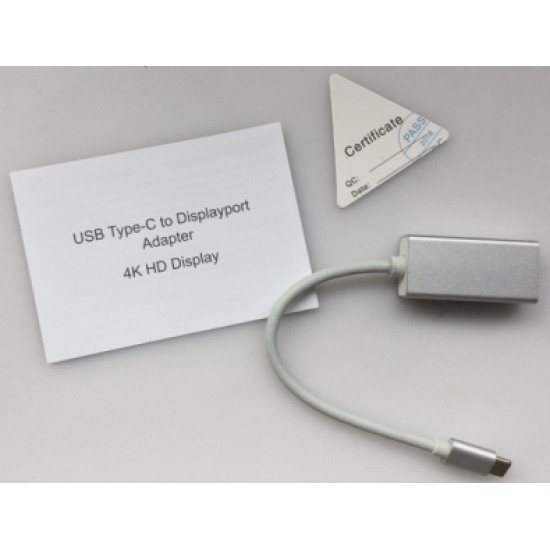 USB 3.1-es (USB-C) DisplayPort átalakító konverter 028-121