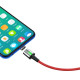 Baseus CAMXC-B09 Mágneses kábel, Micro USB, Mágnessel csatlakozó töltő kábel, 1.5A 2m, piros
