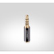 Ugreen 20502 adapter 2,5 mm-es mikro jack átalakító 3,5 mm-es mini jack-é fekete