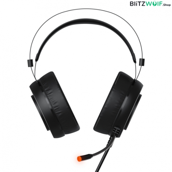 BlitzWolf AirAux AA-GB1, 7.1 gamer fejhallgató RGB leddel - Fekete