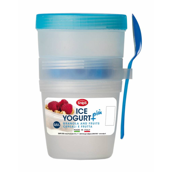 Snips 055064 Joghurt és granola/gyümölcstartó pohár jégakkuval