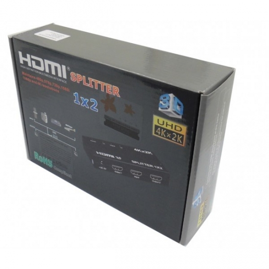 2 portos HDMI elosztó, HDMI 1.4 DE60814