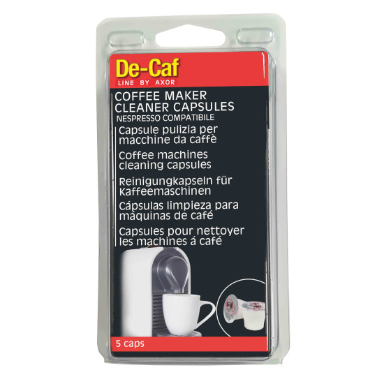 De-Caf LINE by AXOR CN603 Nespresso kávégép tisztító kapszula Nespresso kávégépekhez 5db