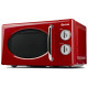 Girmi FM21RED piros Retro grilles mikrosütő