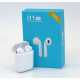 I11S TWS vezeték nélküli zajszűrős sztereo bluetooth fülhallgató, fehér