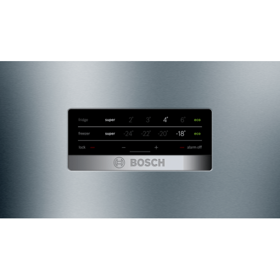 Bosch KGN56XLEA NO-FROST kombinált hűtőszekrény 193 x 70 x 80 cm inox