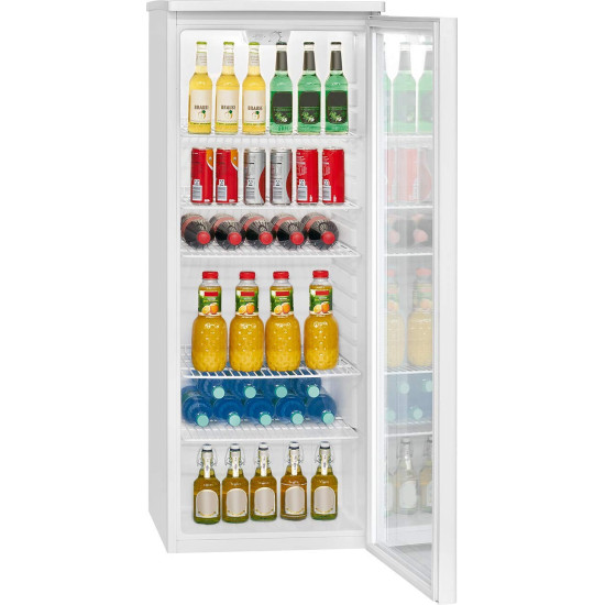 Bomann KSG 7280.1 üvegajtós hűtőszekrény, italhűtő 143cm