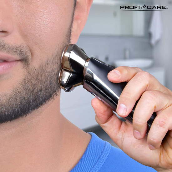 ProfiCare PC-HR 3023 férfi borotva, hármas borotvarendszer rugalmas borotvafejjel, akkumulátor / hálózati működtetés