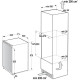 Gorenje RBI4092E1 beépíthető hűtőszekrény, 87.5cm magas 