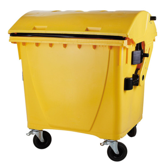 műanyag konténer 1100 literes sárga