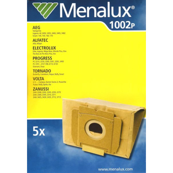 Menalux 1002P 5 db papír porzsák 1 microfilter