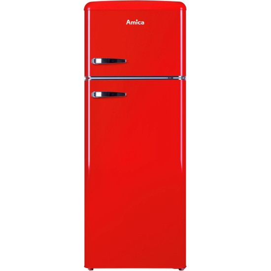 Amica KGC 15630 R rusztikus piros felülfagyasztós hűtőszekrény