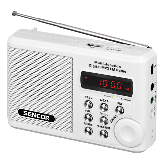 Sencor SRD215WH hordozható rádió