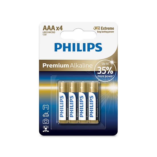 Philips LR03M4B/10 Premium Alkaline elem