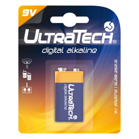 Ultratech Digital 6LR61 9V elem