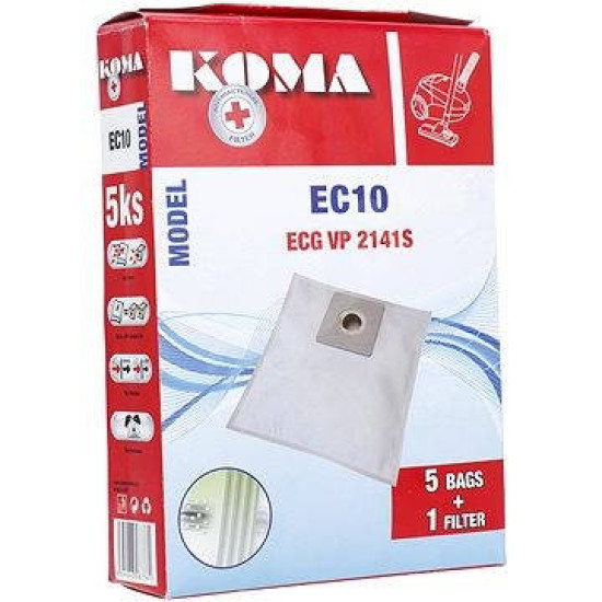 Koma EC10 mikrofilteres porzsák 5db+1 filter