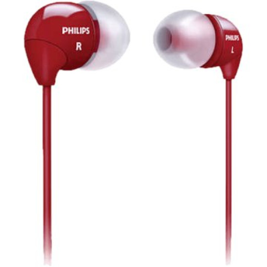 Philips SHE3800RD/00 fülhallgató, piros