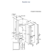 Electrolux LND5FE18S beépíthető kombinált alulfagyasztós hűtőszekrény, 177.2 cm, 196 l/73 l, DynamicAir, LowFrost, ColdSense 