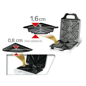 MPM MOP-35 XL szendvicssütő 4 sütőfelület