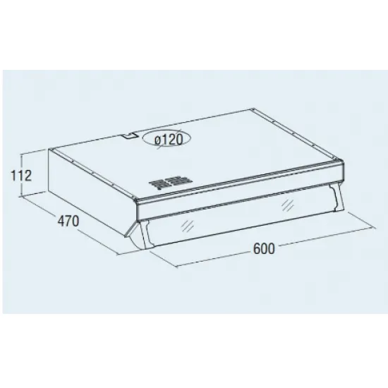 Cata F-2050 WH/L fehér konyhai elszívó