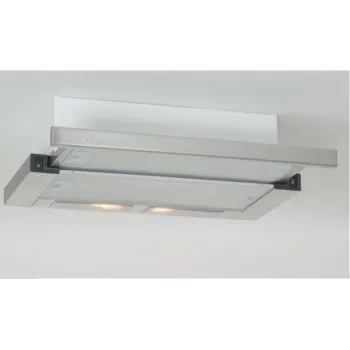 Davoline Slider 1M 050 X 50cm inox beépíthető teleszkópos konyhai elszívó