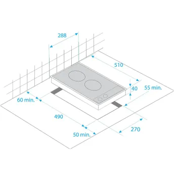 Beko HDMI32400DTX indukciós főzőlap