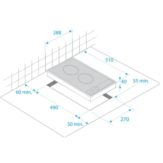 Beko HDMI32400DTX indukciós főzőlap