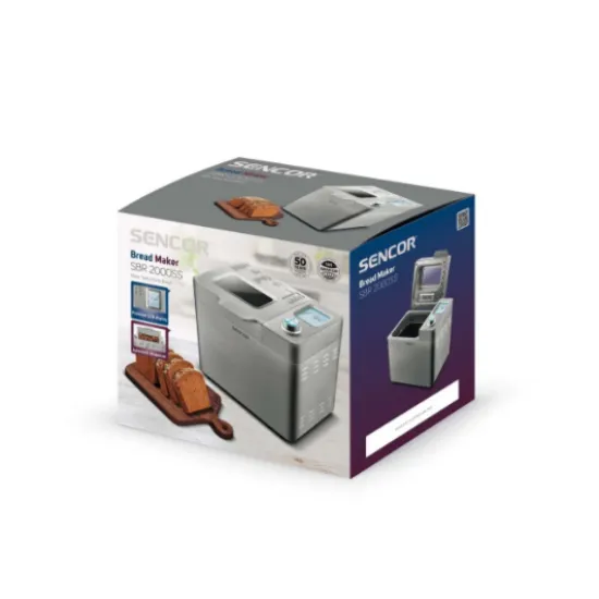 Sencor SBR2000SS kenyérsütő magadagolóval inox