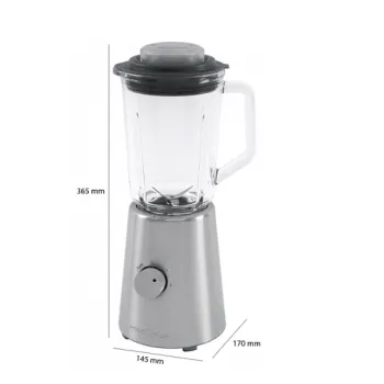 ProfiCook PC-UM 1213 inox turmixgép 1l 500W PCUM1213