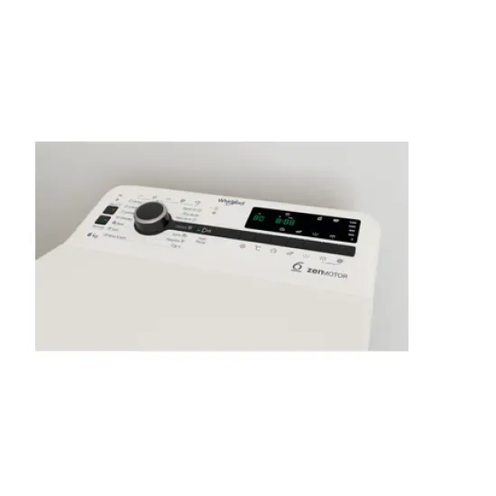 Whirlpool TDLRB 6252BS EU/N ZEN technológia felültöltős mosógép 6kg, inverter motor, 40x60x90 cm