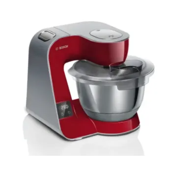 Bosch MUM5X720 MUM5 konyhai robotgép mérleggel 1000 W vörös / ezüst