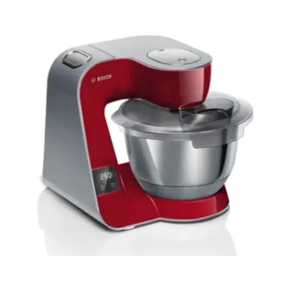 Bosch MUM5X720 MUM5 konyhai robotgép mérleggel 1000 W vörös / ezüst