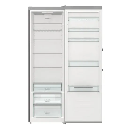 Gorenje R619EAXL6 inox hűtőszekrény 398 liter 185 X 59,5 X 66,3 cm külső kijelző,  AdaptTech öntanuló kompresszor 