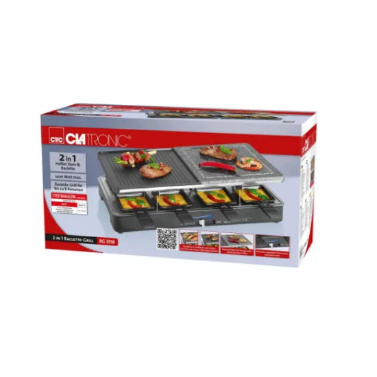 Clatronic RG3518 raclette grill 1200-1400W 