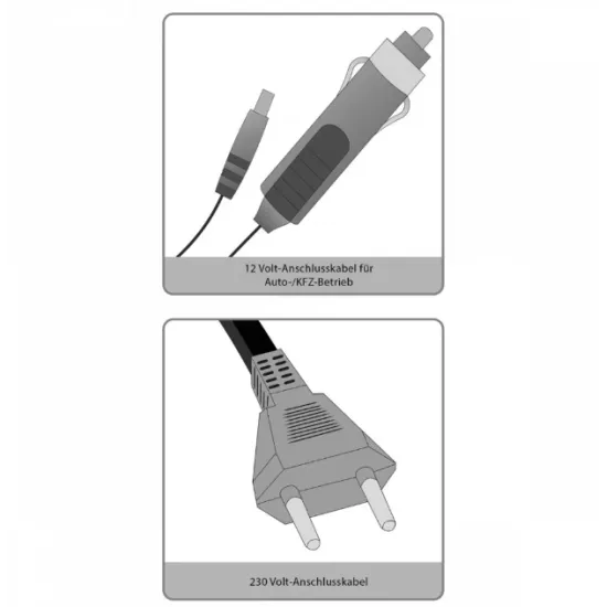 Clatronic KB 3713 12/230V autós/hálózati hűtőtáska, piros, 0,75 / 1,0 / 1,5 / 2,0 literes palackhoz