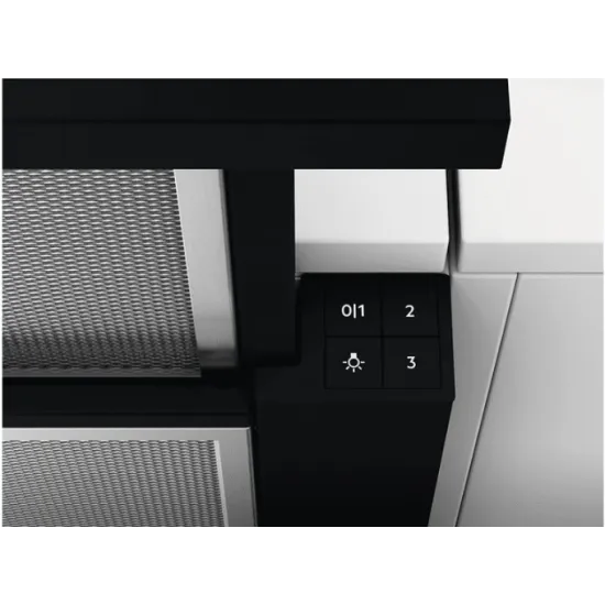 Electrolux LFP616K beépíthető kihúzható konyhai elszívó 60 cm fekete 