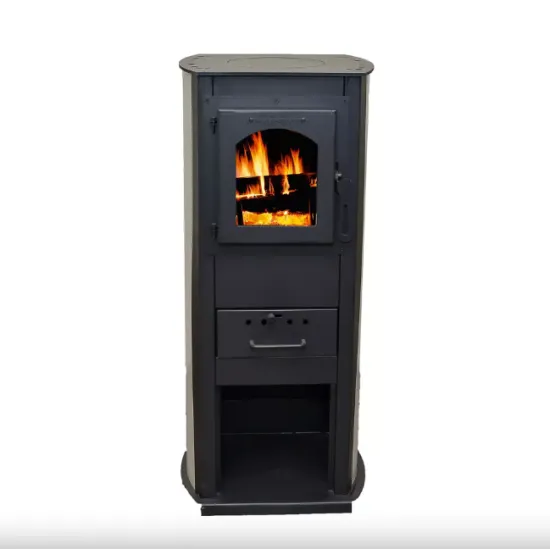 Warnex TERMO KLASIK LUX 6,5kW bézs kandalló teje megerősített fémlemezből készült, bézs színes oldal