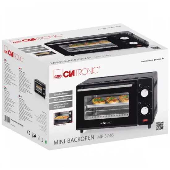 Clatronic MB 3746 fekete mini sütő