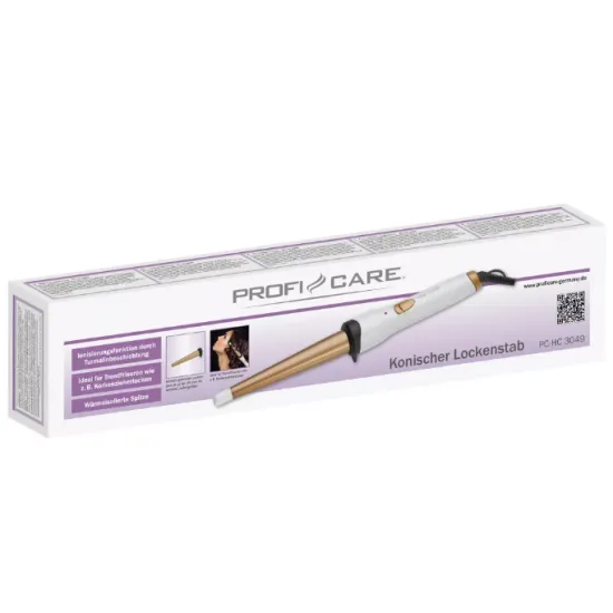 ProfiCare PC-HC 3049 fehér-gold hajsütő 